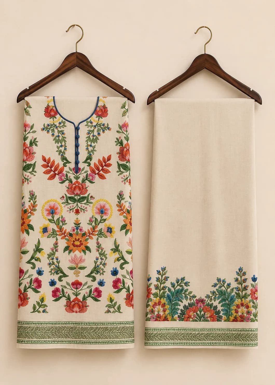 GULNARA Co-ord Set - unstitched view 1