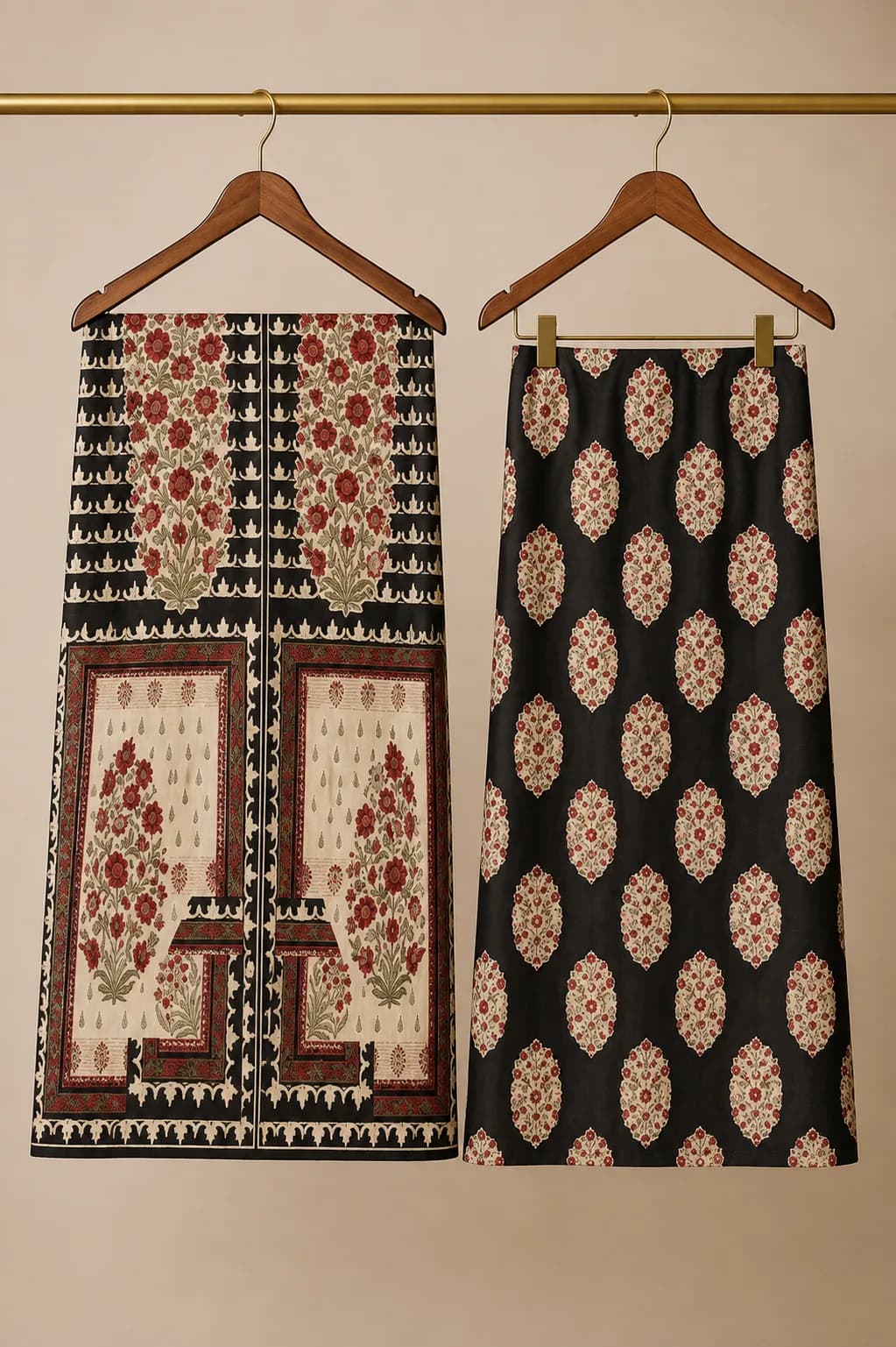 HASTKALA Co-ord Set - unstitched view 1