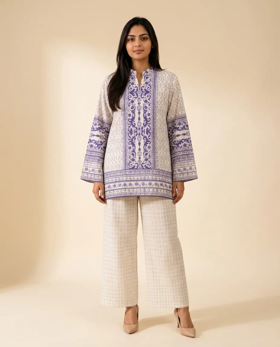 INDRAREKHA Co-ord Set - stitched view 1