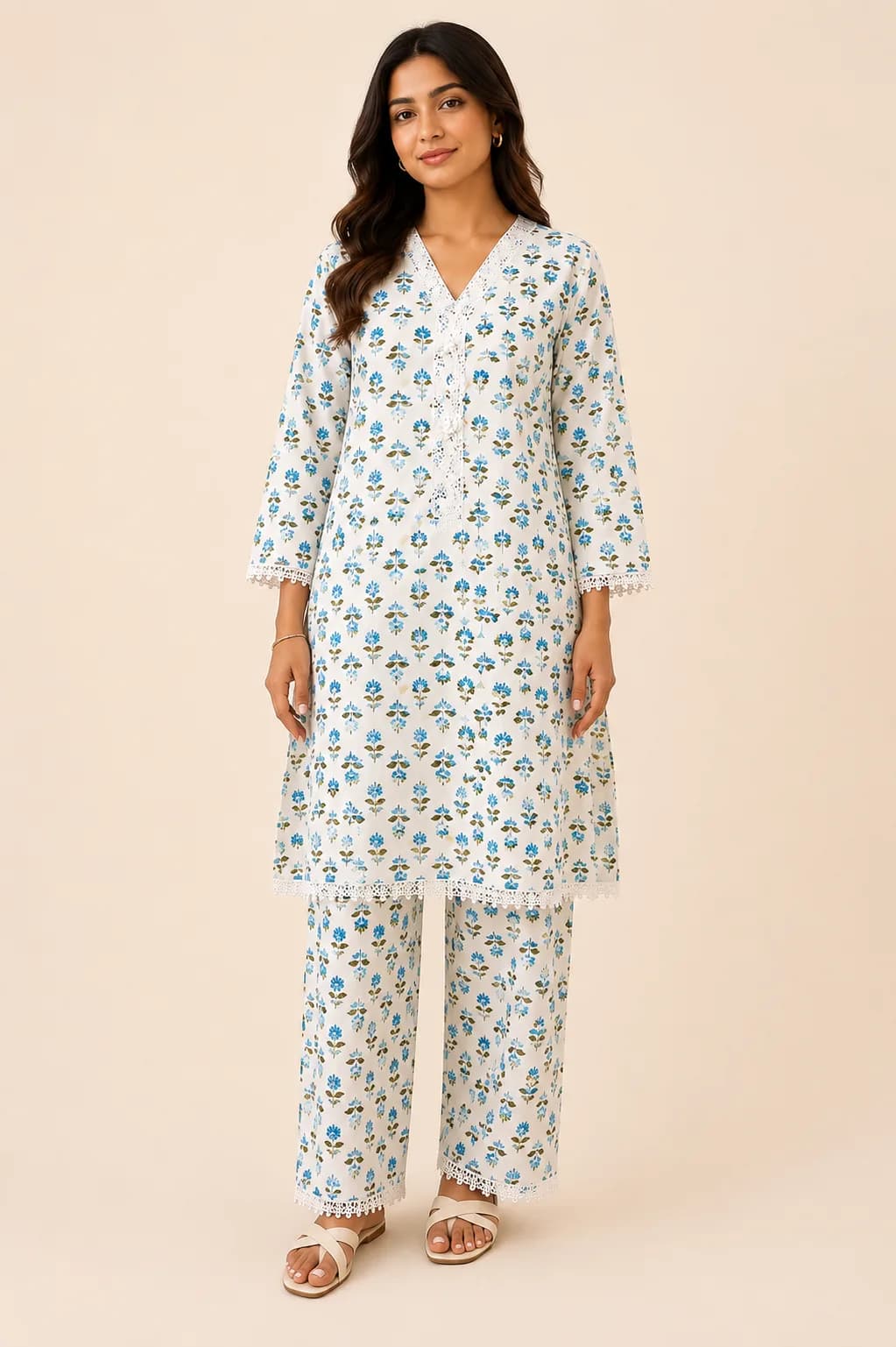MAHIRA Co-ord Set - stitched view 1