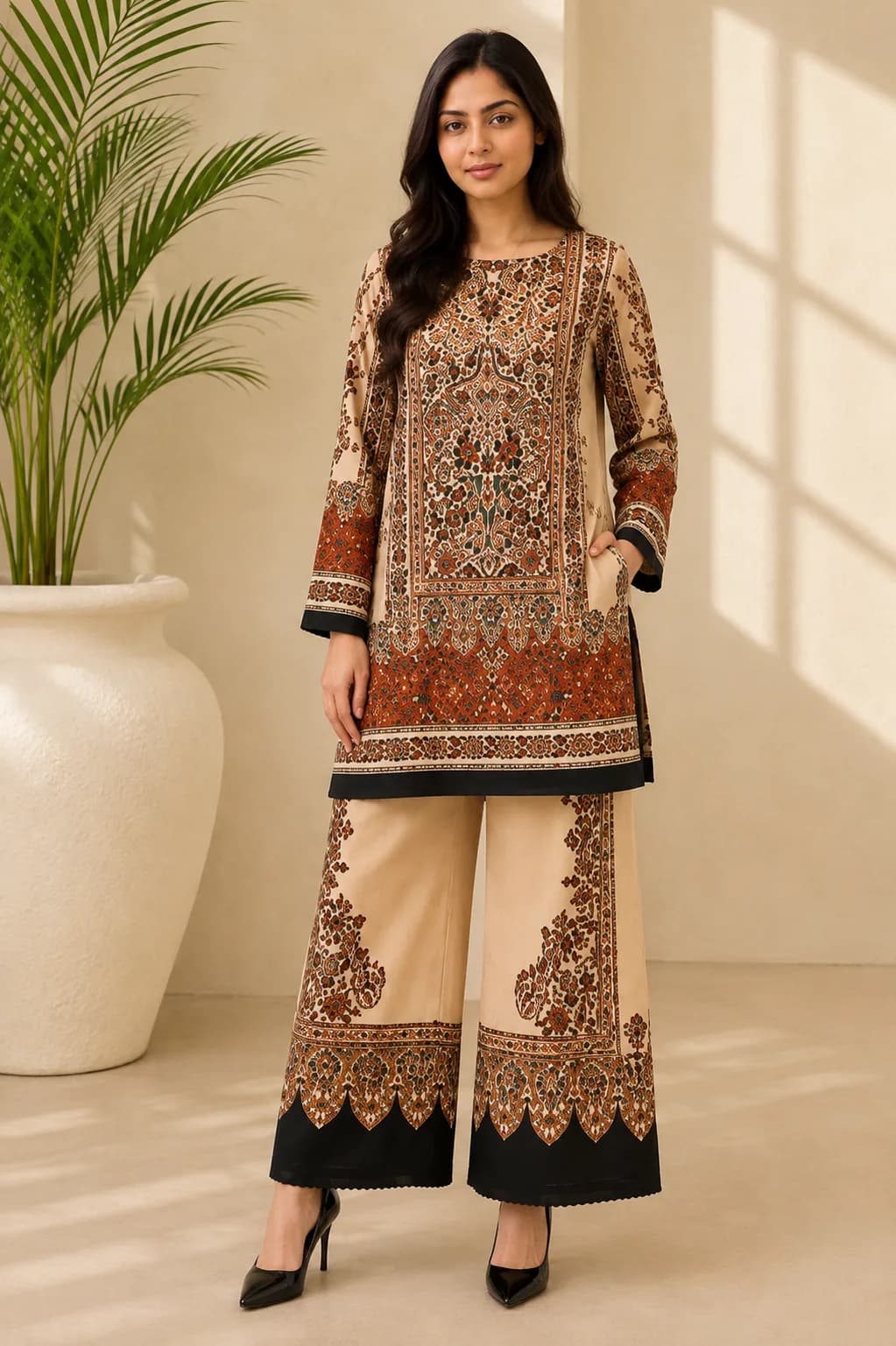 MEHRANG Co-ord Set - stitched view 1