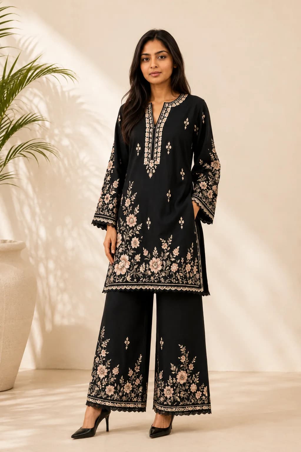 NAZAARA Co-ord Set - stitched view 1