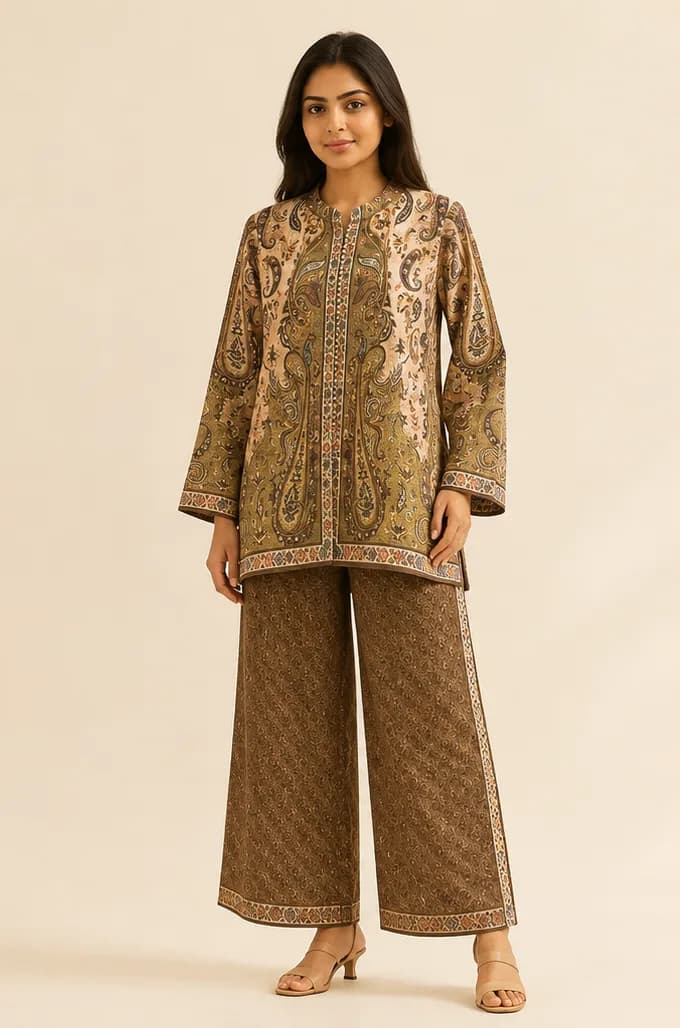 PHOOLIKA Co-ord Set - stitched view 1