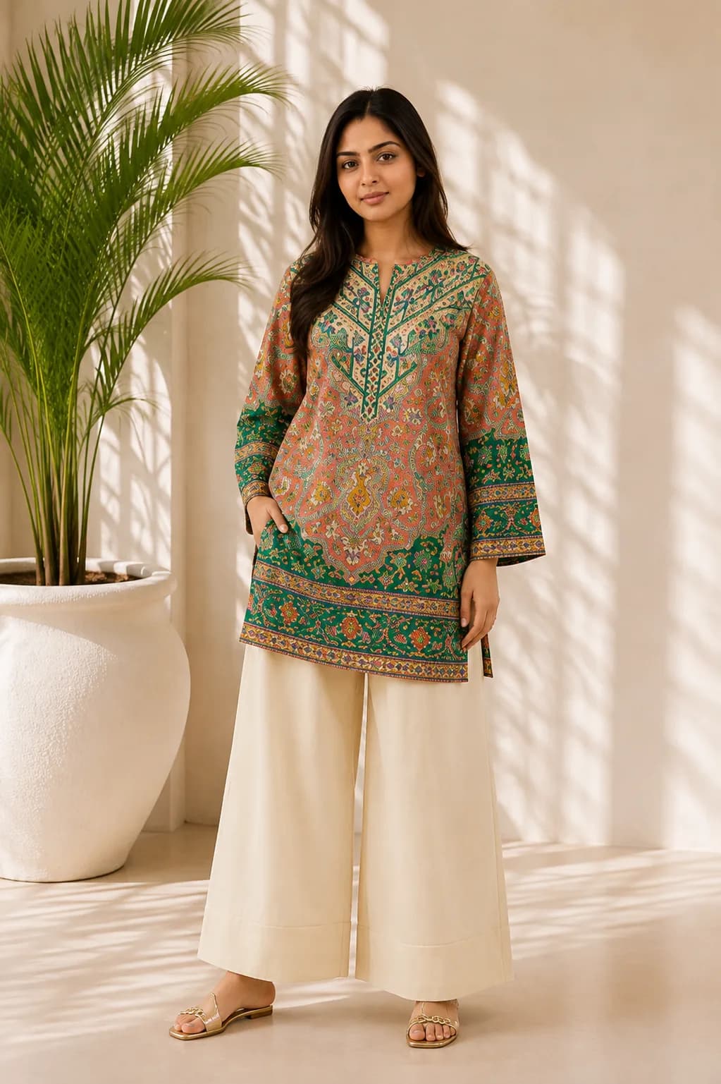 RANGDHARA Co-ord Set - stitched view 1