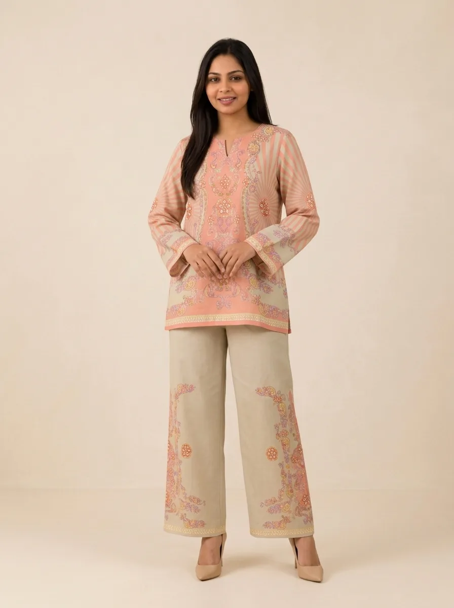 REKHANSHA Co-ord Set - stitched view 1