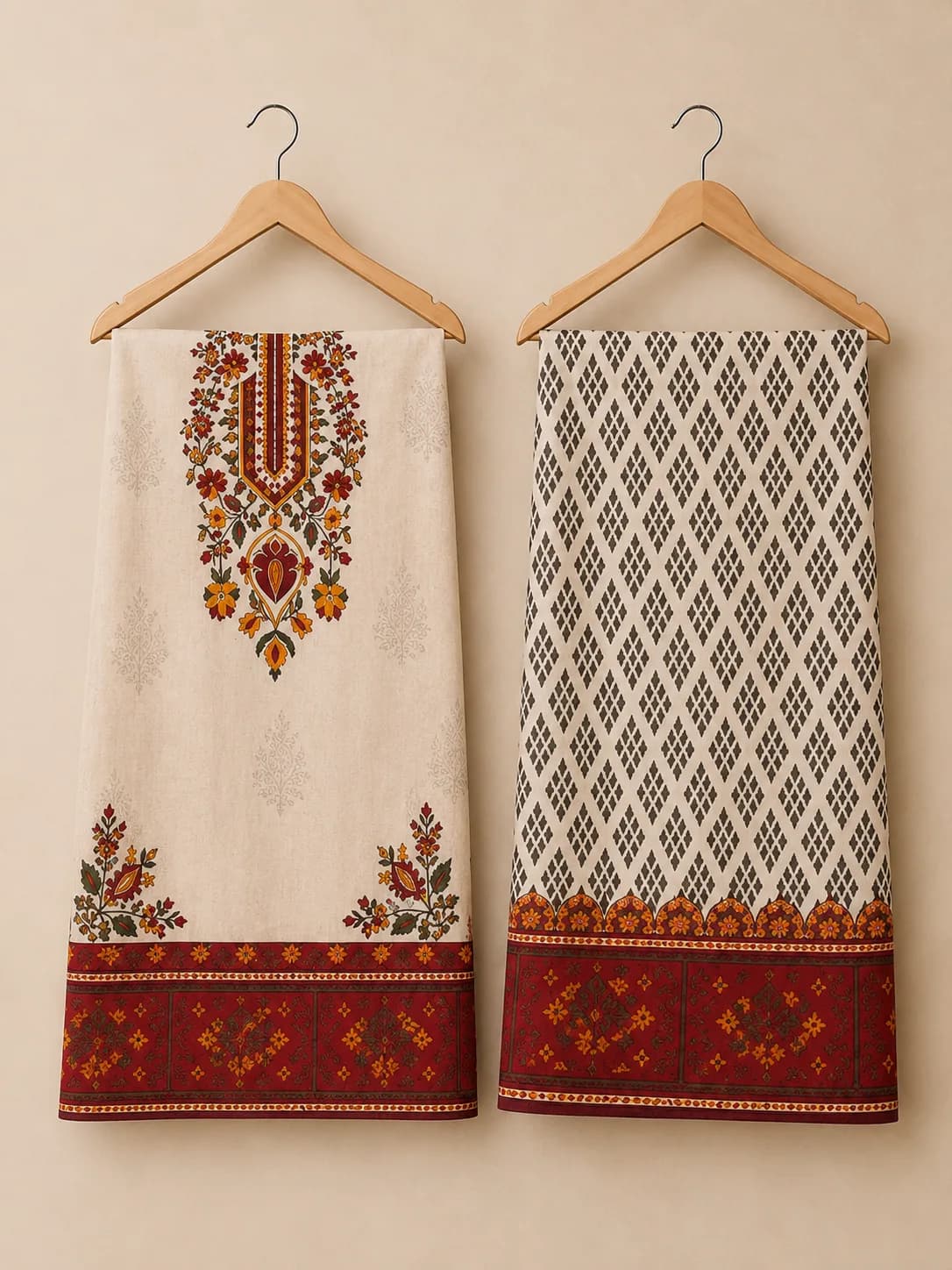 RIVAARA Co-ord Set - unstitched view 1