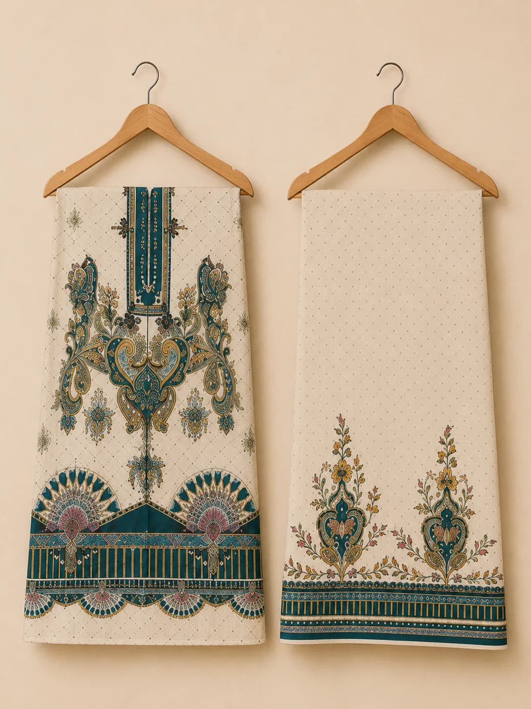 VANIKA Co-ord Set - unstitched view 1