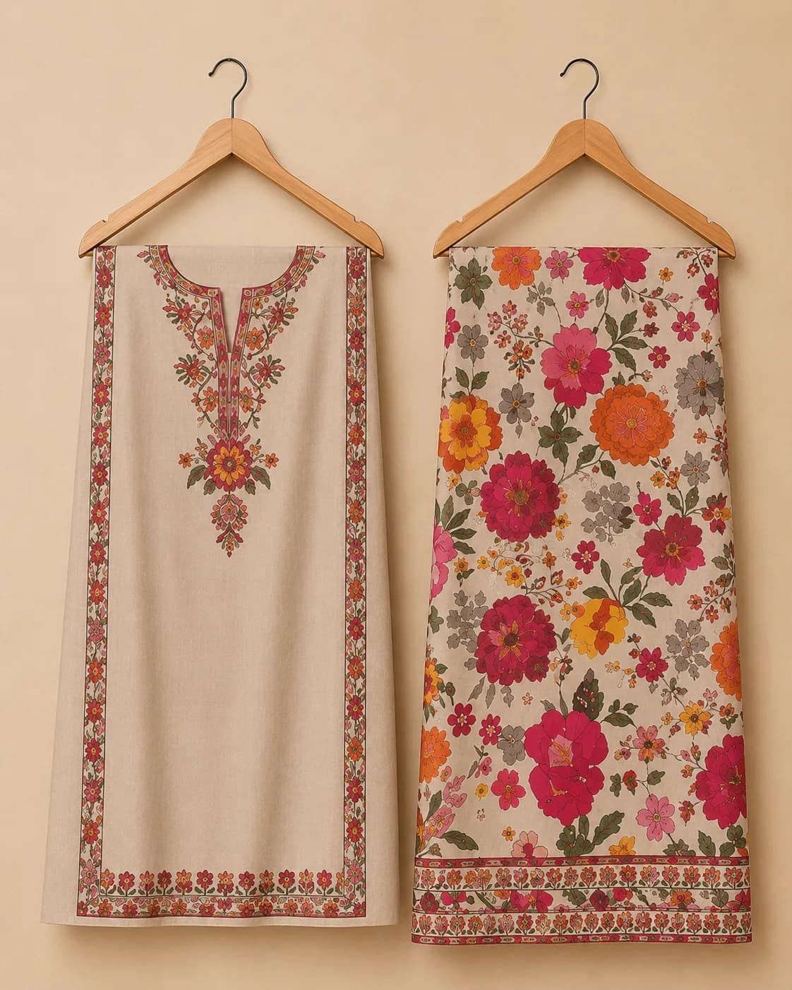 RUHAANI Co-ord Set - unstitched view 1