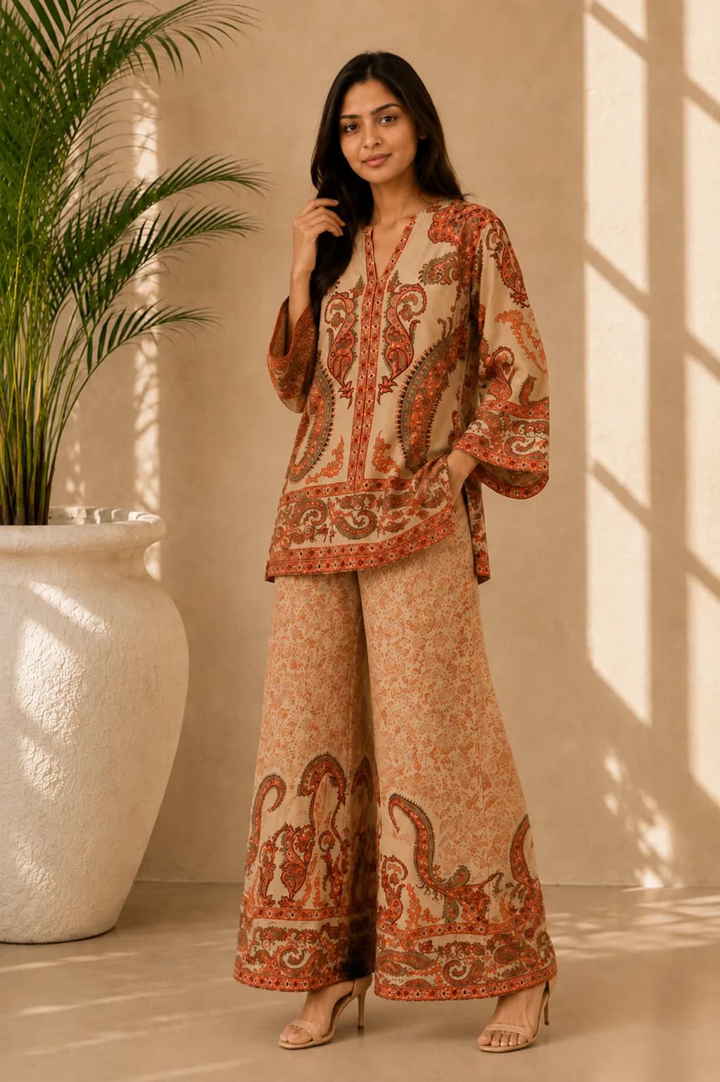 RUHANIKA Co-ord Set - stitched view 1