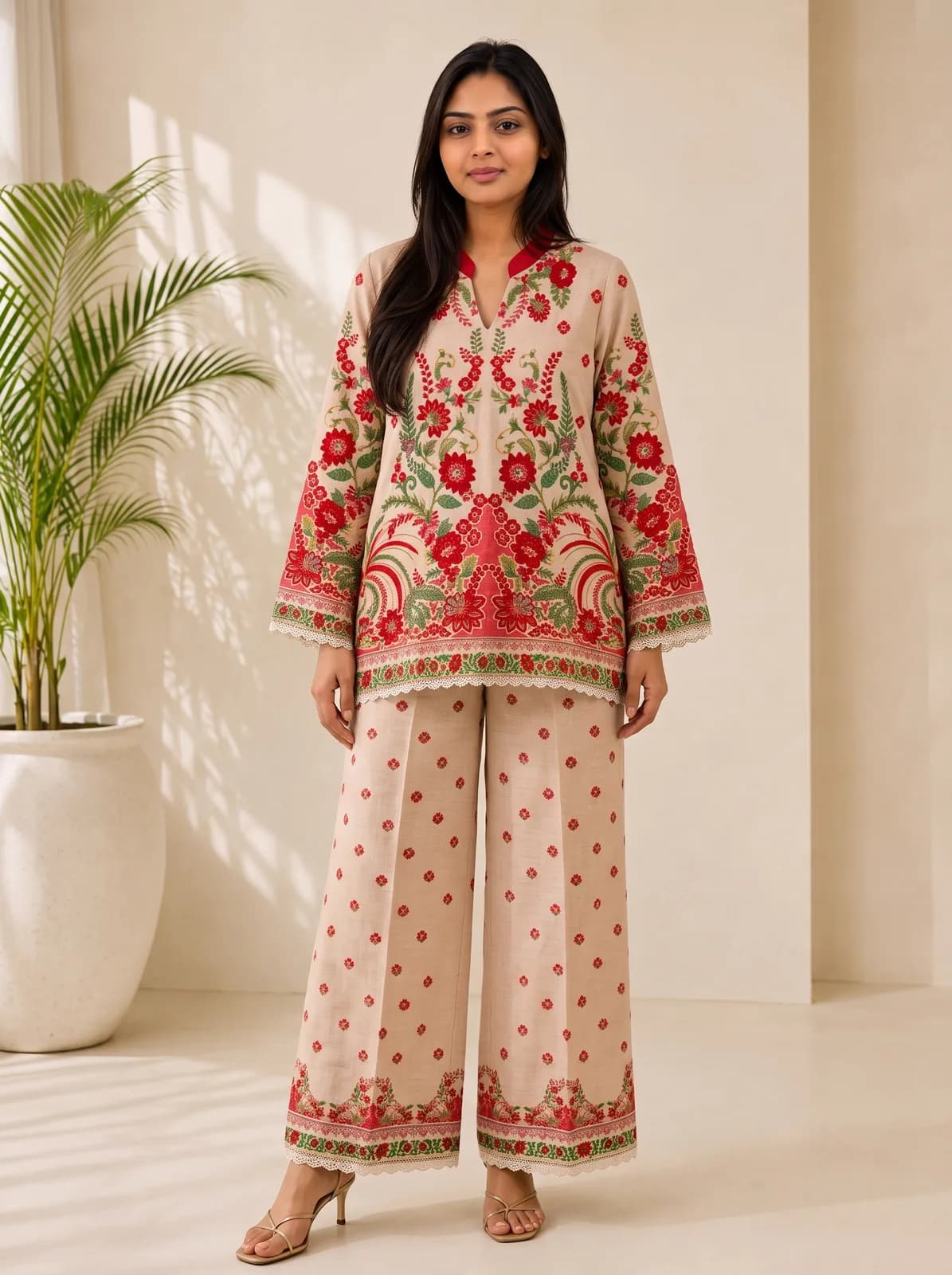 GULREKHA Co-ord Set - stitched view 1