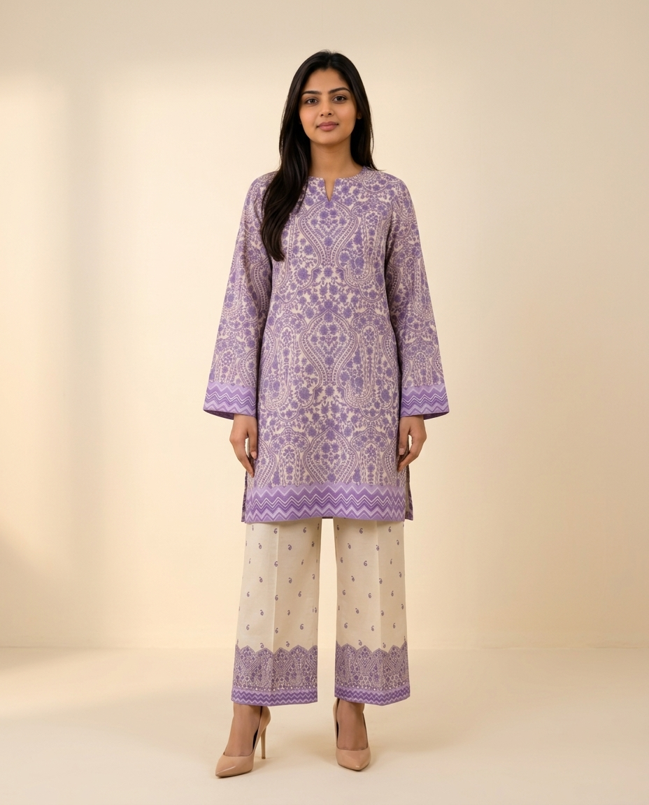ZARNIGA Unstitched Co-ord Set