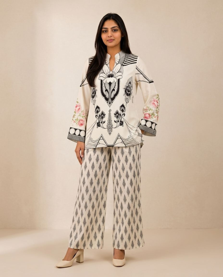 BAHARISHA Unstitched Co-ord Set