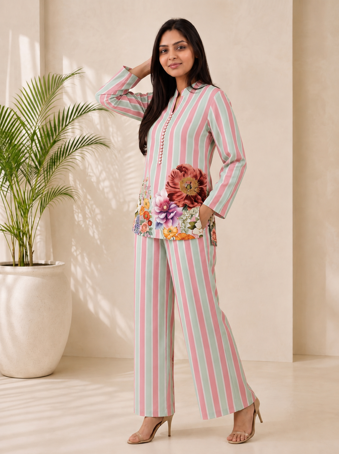 Leherika Unstitched Cord Set