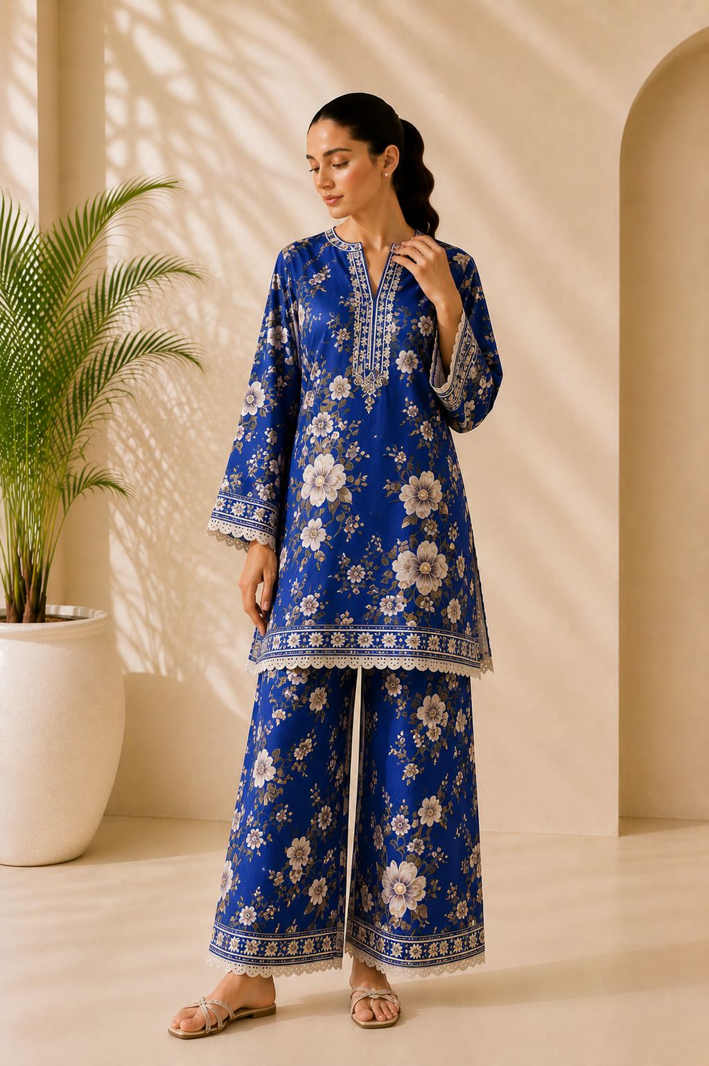 Terracotta Solid Co-ord Set