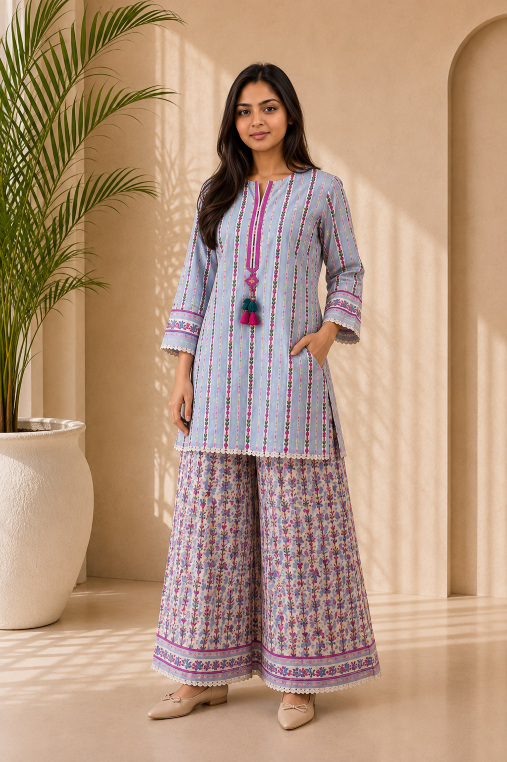 Reshmi Unstitched Cord Set