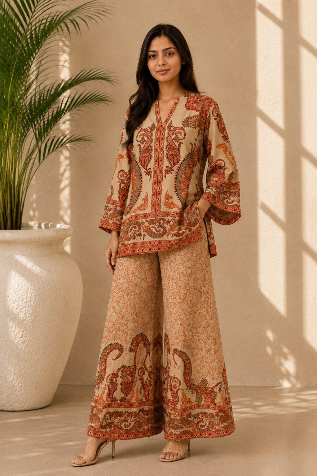 Ruhanika Unstitched Cord Set