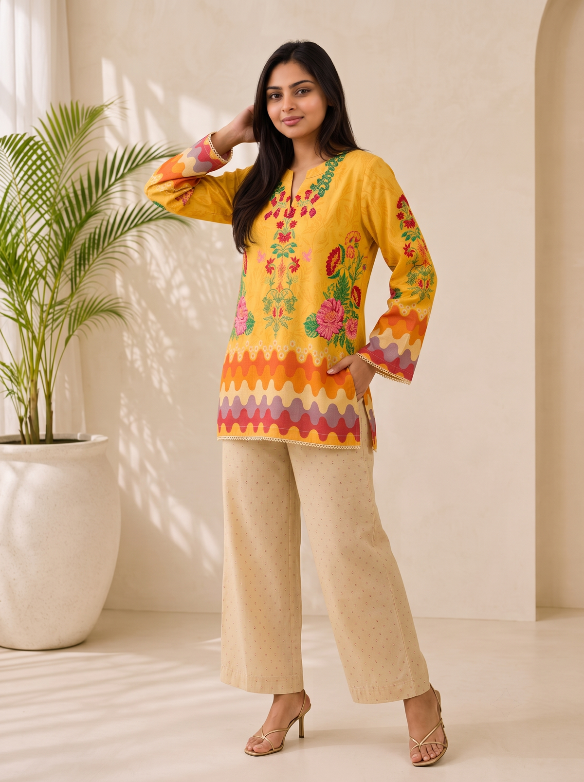 Kesari Phool Cord Set