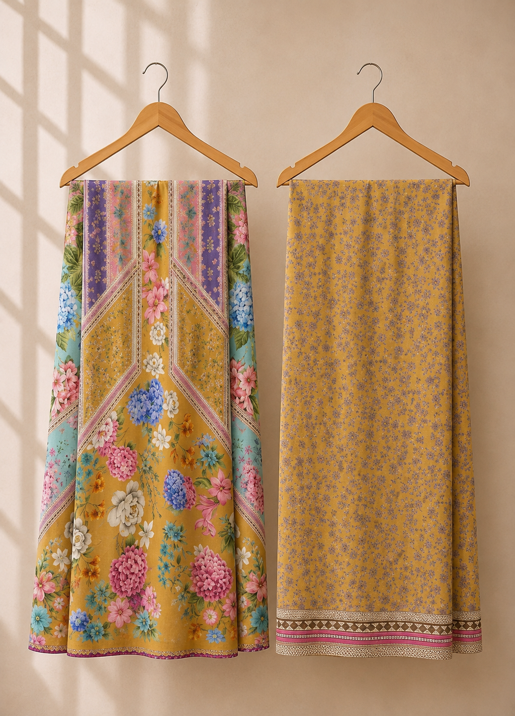 Basanti Unstitched Cord Set