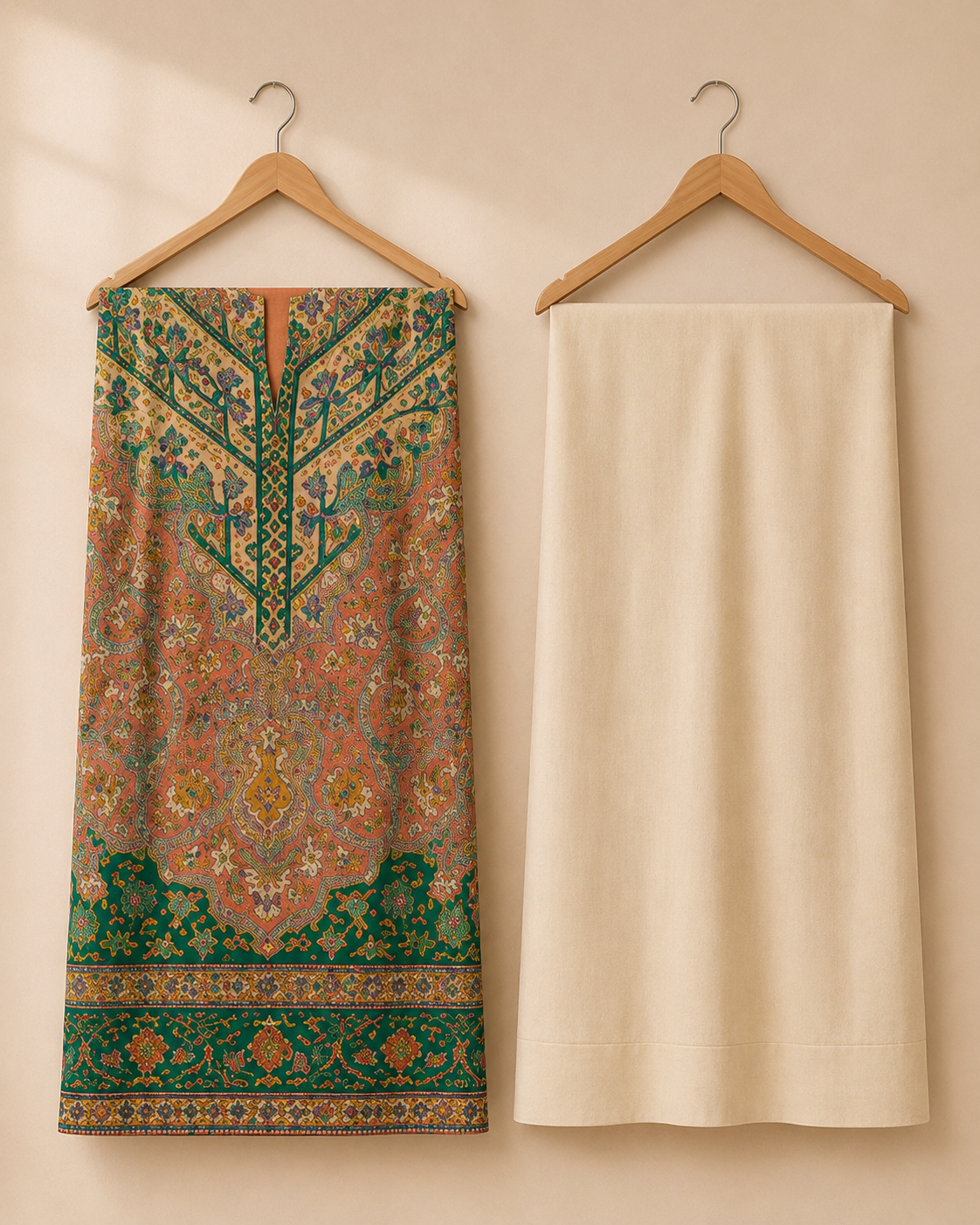 Rangdhara Unstitched Cord Set