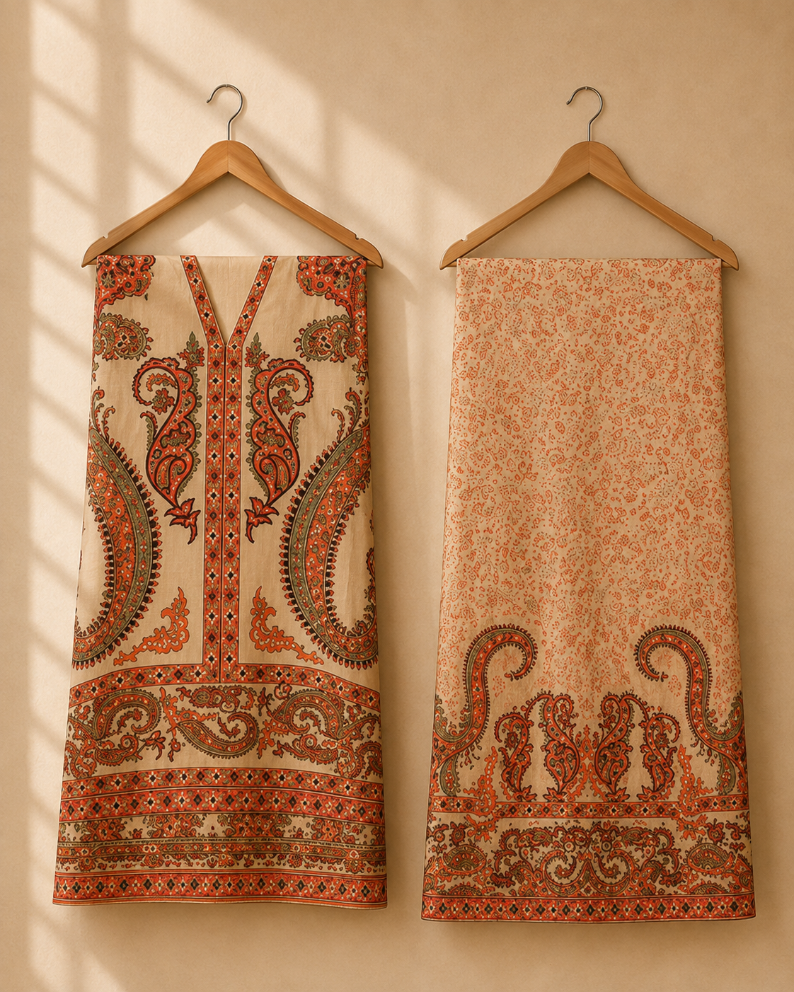 Ruhanika Unstitched Cord Set